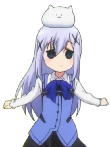 😕 Стикер «Gochiusa» для Telegram
