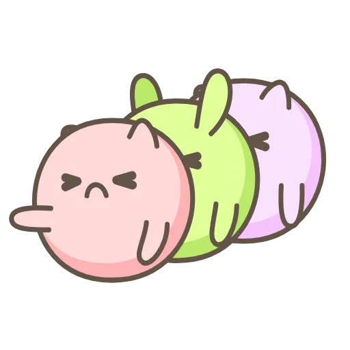 Стикер 45 Go! Dango!