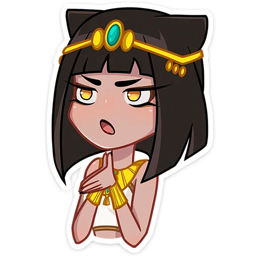 🙏 Стикер «Богиня Баст» для Telegram