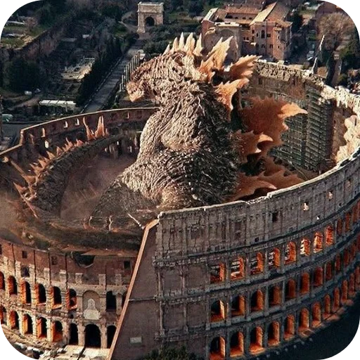 😔 Стикер «Godzilla» для Telegram