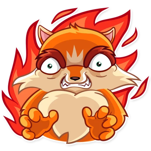 🔥 Стикер «Go, Fox!» для Telegram