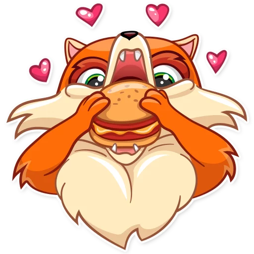 🍔 Стикер «Go, Fox!» для Telegram