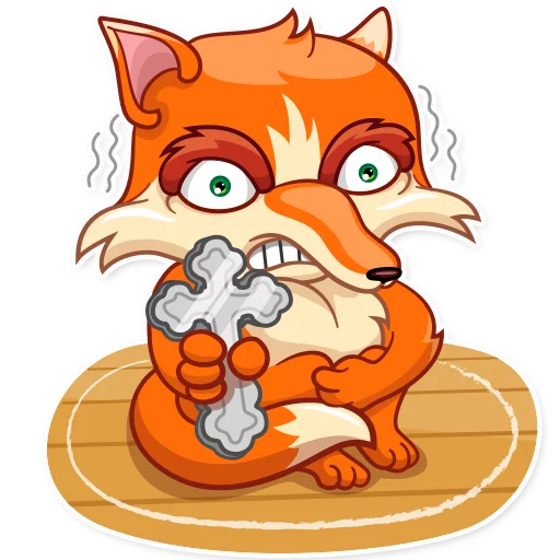 ☠ Стикер «Go, Fox!» для Telegram