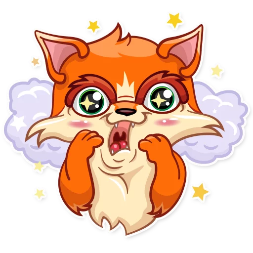 ☺️ Стикер «Go, Fox!» для Telegram
