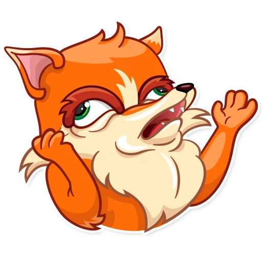 😖 Стикер «Go, Fox!» для Telegram