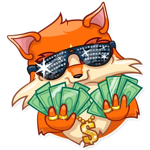 💸 Стикер «Go, Fox!» для Telegram
