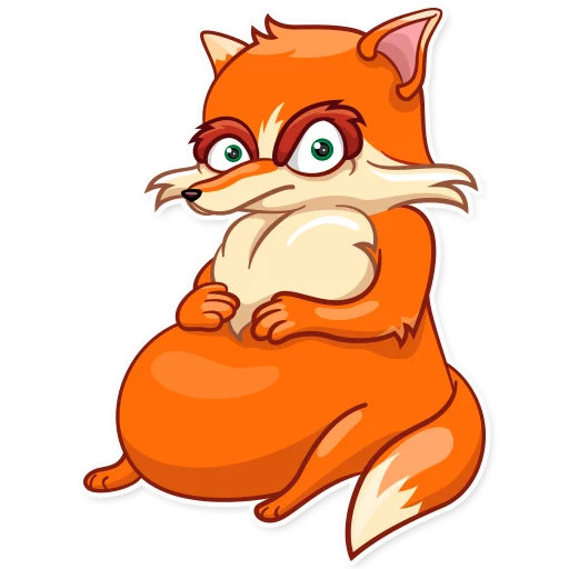 🤰 Стикер «Go, Fox!» для Telegram