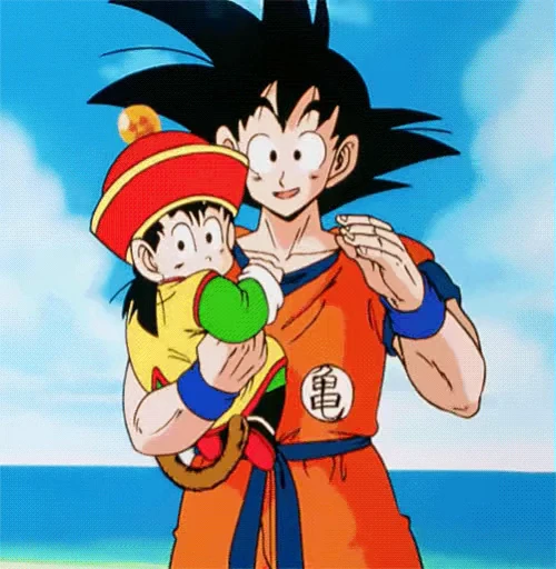 👋 Стикер «Gohan - Saiyan Saga» для Telegram