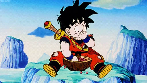 🥜 Стикер «Gohan - Saiyan Saga» для Telegram