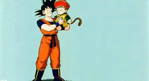 👋 Стикер «Gohan - Saiyan Saga» для Telegram