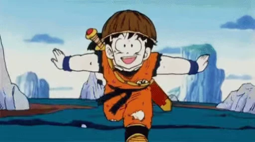 🏃‍♂️ Стикер «Gohan - Saiyan Saga» для Telegram