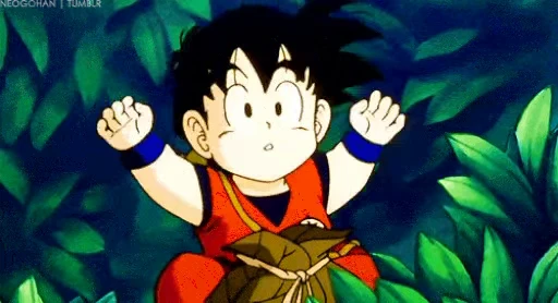 💪 Стикер «Gohan - Saiyan Saga» для Telegram