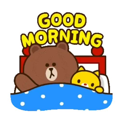 🤗 Стикер «Good Morning» для Telegram