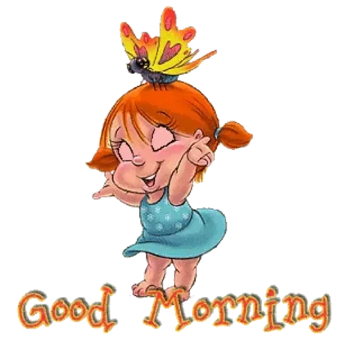 🤗 Стикер «Good Morning» для Telegram