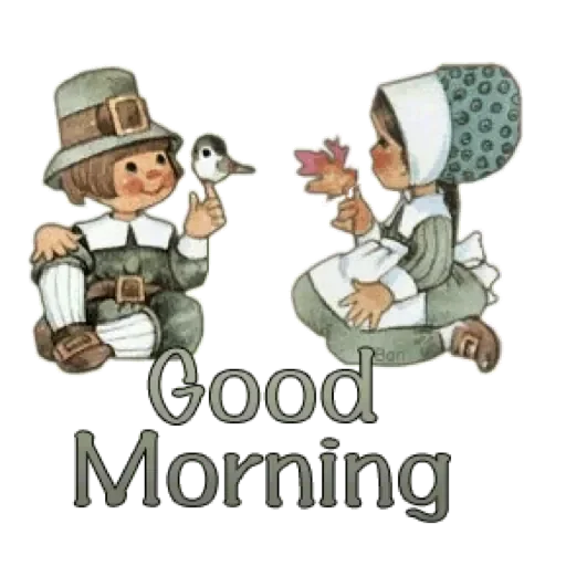 🤗 Стикер «Good Morning» для Telegram