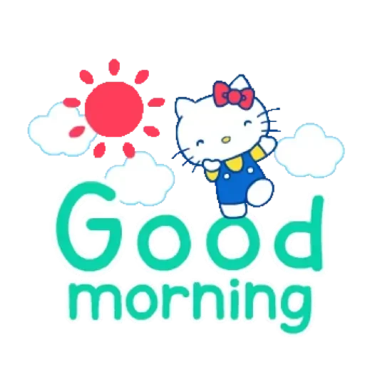 Стикерпак Good Morning для Telegram — скачать