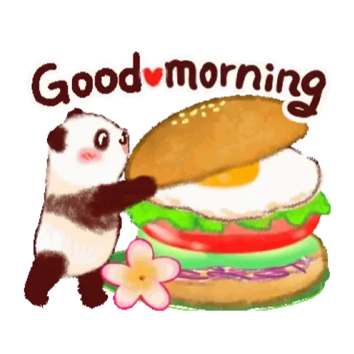 🤗 Стикер «Good Morning» для Telegram