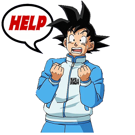 🆘 Стикер «GOKU» для Telegram
