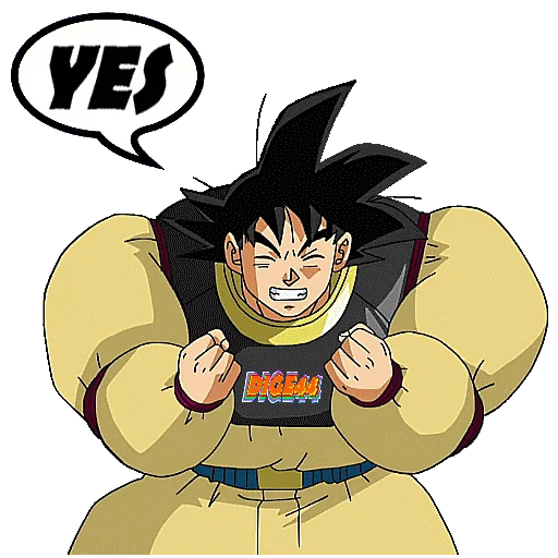 👍 Стикер «GOKU» для Telegram