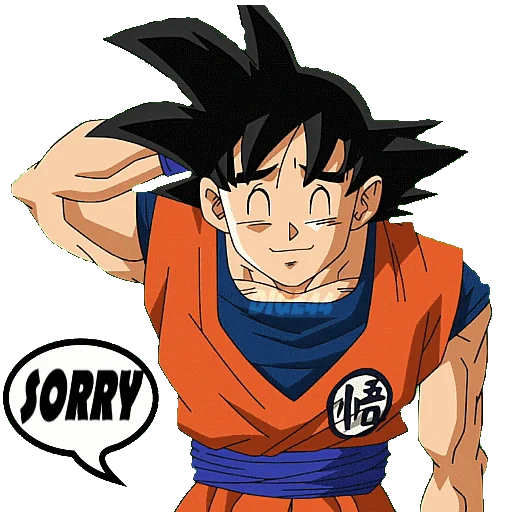 😰 Стикер «GOKU» для Telegram