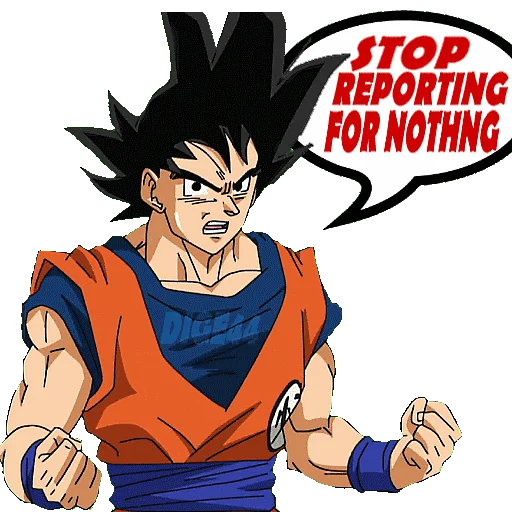 🚫 Стикер «GOKU» для Telegram