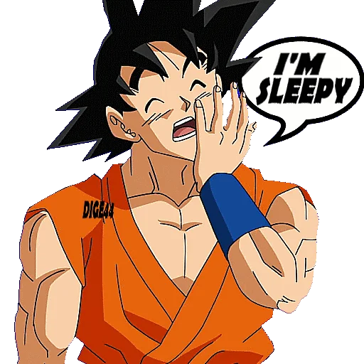 🥱 Стикер «GOKU» для Telegram