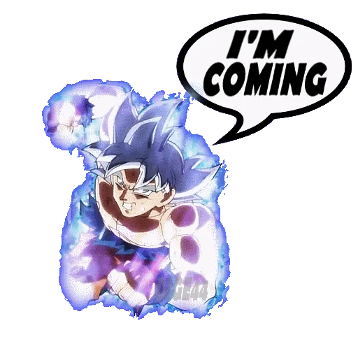 🛵 Стикер «GOKU» для Telegram