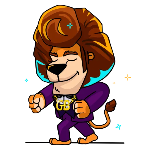 🕺 Стикер «GoldBetgg Elvis King of Gambling» для Telegram