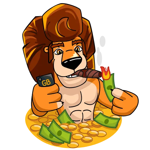💵 Стикер «GoldBetgg Elvis King of Gambling» для Telegram