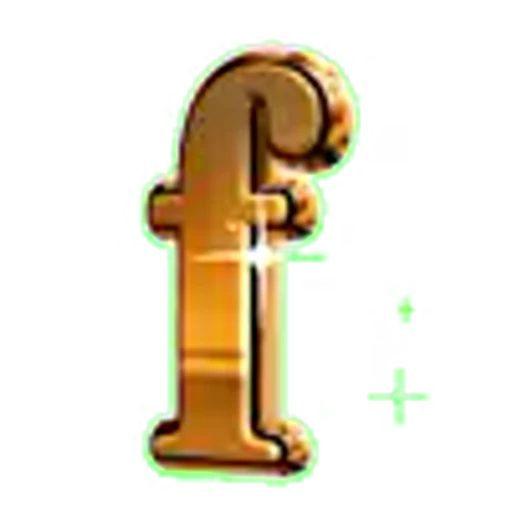 🔡 Эмодзи «Golden Font» для Telegram