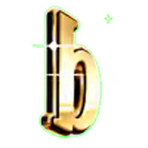 🔡 Эмодзи «Golden Font» для Telegram