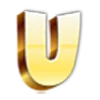 Стикер 21 Golden Font