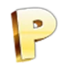 Стикер 56 Golden Font