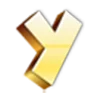 Стикер 59 Golden Font