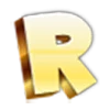 Стикер 18 Golden Font