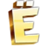 Стикер 42 Golden Font