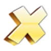Стикер 61 Golden Font