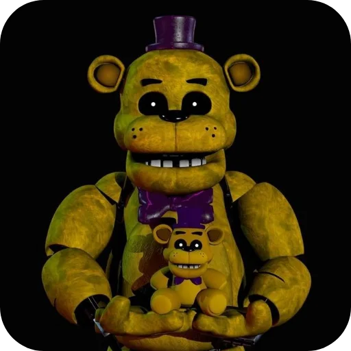 🧸 Стикер «Golden Freddy FNAF» для Telegram