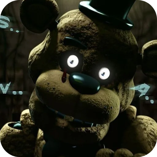 🎩 Стикер «Golden Freddy FNAF» для Telegram