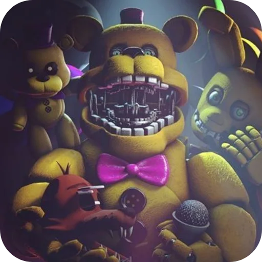 🧸 Стикер «Golden Freddy FNAF» для Telegram