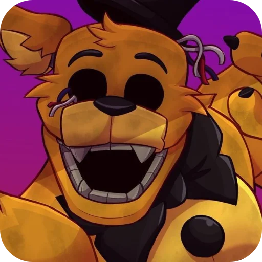 🎩 Стикер «Golden Freddy FNAF» для Telegram