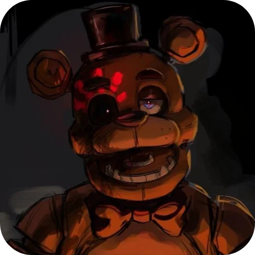 ⛑ Стикер «Golden Freddy FNAF» для Telegram