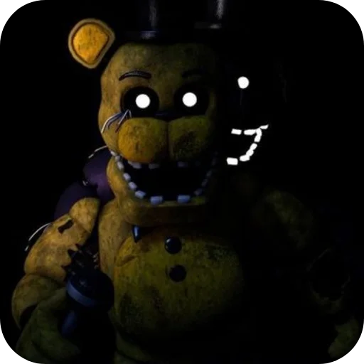 🫥 Стикер «Golden Freddy FNAF» для Telegram