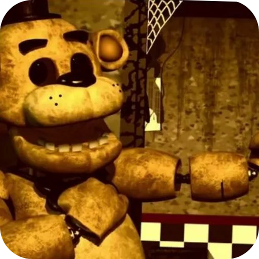 😵 Стикер «Golden Freddy FNAF» для Telegram