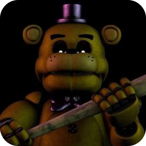 🧸 Стикер «Golden Freddy FNAF» для Telegram
