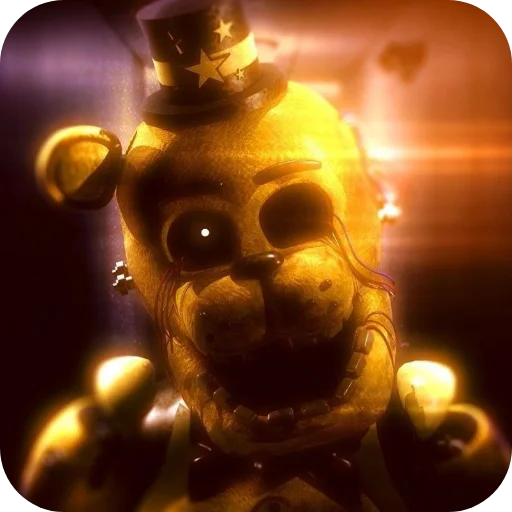 🤘 Стикер «Golden Freddy FNAF» для Telegram