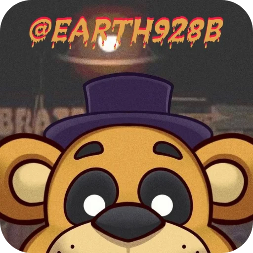 👀 Стикер «Golden Freddy FNAF» для Telegram