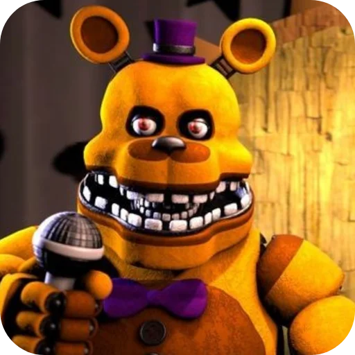 🧸 Стикер «Golden Freddy FNAF» для Telegram