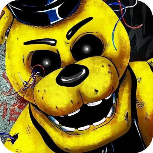 🍉 Стикер «Golden Freddy FNAF» для Telegram