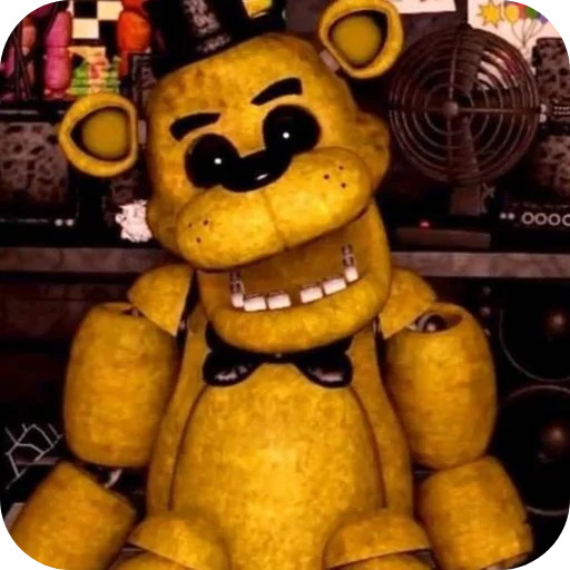 🧸 Стикер «Golden Freddy FNAF» для Telegram